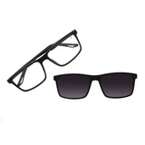 Montura con sobrelente de sol