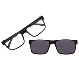 Montura con sobrelente de sol