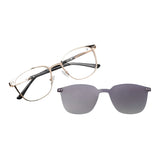 Montura con sobrelente de sol