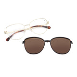 Montura con sobrelente de sol