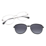 Montura con sobrelente de sol