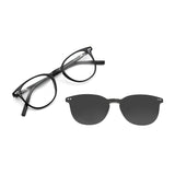 Montura con sobrelente de sol