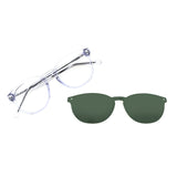 Montura con sobrelente de sol