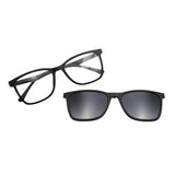 Montura con sobrelente de sol