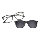 Montura con sobrelente de sol