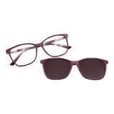 Montura con sobrelente de sol