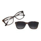 Montura con sobrelente de sol