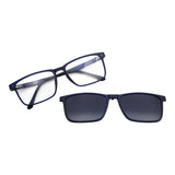 Montura con sobrelente de sol