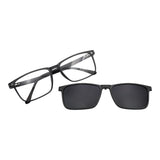 Montura con sobrelente de sol