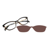 Montura con sobrelente de sol